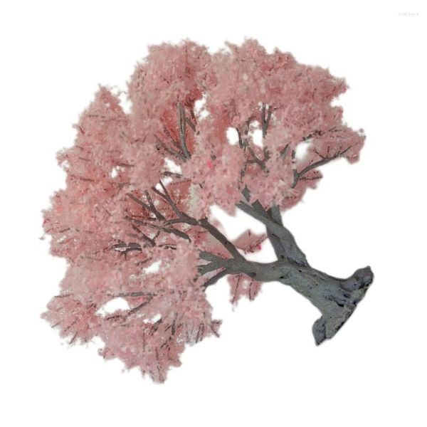 Modelo de flores decorativas, árbol, Mini decoración de plantas, simulación de mesa de arena para el hogar, accesorio, diseño de escena de alambre de hierro falso