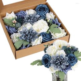 Decoratieve bloemen Multi-use kunstmatige combobox voor doe-het-zelf bruiloft, bruidsboeketten, tafeldecoraties, arrangement, babyshower, taartdecor