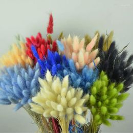 Flores decorativas de cola seca natural 50 piezas de 45 cm de decoración boho para coronas caseras en el jarrón Boda