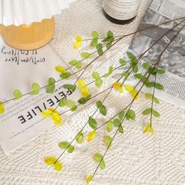 Decoratieve bloemen Niet-vagende plant kunstmatige realistische bladdecor langdurige simulatieplanten voor thuisfeesttafel