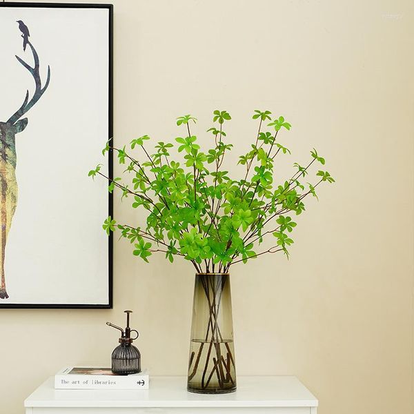 Fleurs décoratives plante verte nordique, cloche artificielle, arbre placé, Branches de bois de cheval ivre, salon, bureau