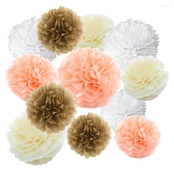 Flores decorativas, un paquete (24 piezas) (mezcla de 8 