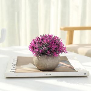 Decoratieve Bloemen Ornament Bonsai Boom Milieuvriendelijke Levensechte huidvriendelijke Slaapkamer ABS Kunstplanten Nep JH3423