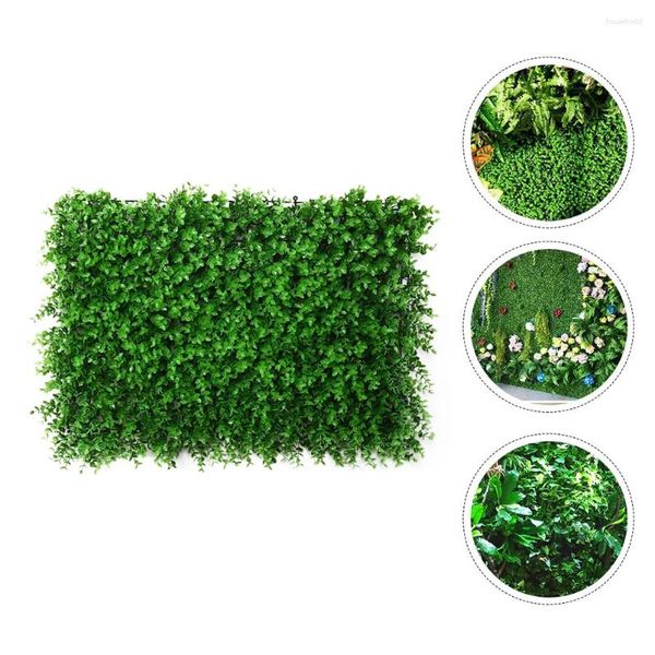Fleurs décoratives ornement plante verte fond mur toile de fond accessoires plastique herbe pelouse couronne décoration de jardin aménagement paysager individuel