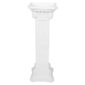 Flores decorativas para exteriores, decoraciones para jardín, jarrones de boda, soporte para decoración de fiestas, estatua de columna romana