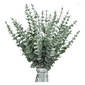 Fleurs décoratives Pack de 30 feuilles d'eucalyptus accessoires pièces pour Arrangement de fleurs décoration de Table mariage