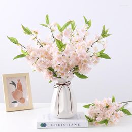 Decoratieve bloemen Peach Blossoms Kunstbloemen Pography Props Party Decoration Bouquet de Mariage DeKoracje Weselne Accessories Fiori