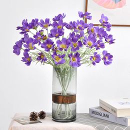 Fleurs décoratives chrysanthème persan fleur artificielle flocage soie maison Table à manger décoration mariage Arrangement Po accessoires