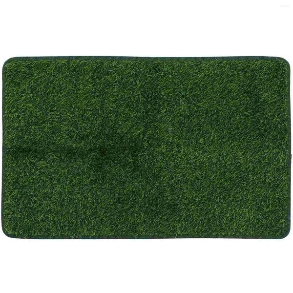 Tapis à fleurs décoratives pour animaux de compagnie, fournitures de pipi, accessoires, tapis de Cage, herbe Portable, faux artificiel pour chiens