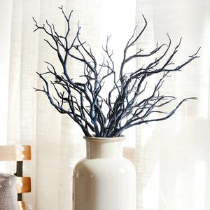 Fleurs décoratives Plastique petit arbre séché bricolage mori de style artificielle de planche artificielle décor artisanal décor