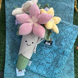 Fleurs décoratives en peluche plante artificielle en pot série paquet de fleurs à main cadeau de remise des diplômes décor de Festival décoration de Bouquet de maison