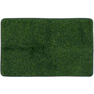 Fleurs décoratives Popetpop Turf Grass Decor Pad lavable Padons de bête de compagnie Artificial Pattial Potty Training Mat Lit d'incontinence réutilisable