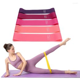 Fleurs décoratives Équipement d'entraînement de fitness portable Bandes de résistance en caoutchouc Yoga Gym Gomme élastique Force Pilates Crossfit Femmes Poids