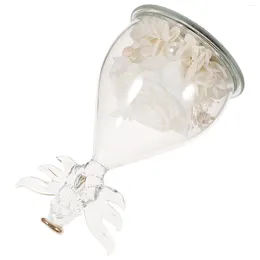Decoratieve bloemen bewaarde bloem ornament decor verjaardagscadeau indoor desktop sieren glas gedenkteken herdenken