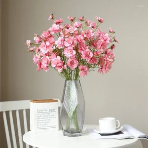 Decoratieve bloemen QSM 76CM Simulatie Roze Maan Vlinder Tafelbloem Pography Rekwisieten Bruiloftszaal Thuis Woonkamer Achtergrond Zacht Decor