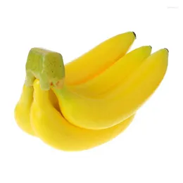 Fleurs décoratives réaliste artificiel banane grouper fruit faux affichage for dopship