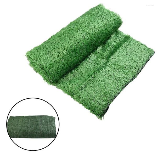 Tapis de gazon artificiel de remplacement de fleurs décoratives, Micro aménagement paysager de pelouse PP PE pour accessoires de jardinage scolaire, aire de jeux de la maternelle