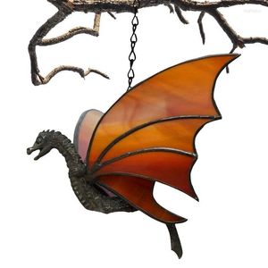 Decoratieve bloemenhars Dragon Decoratie Hangende hanglamp Sculptuur Geweldig gelukkig cadeau voor jubilea -feesten en Kerstmis