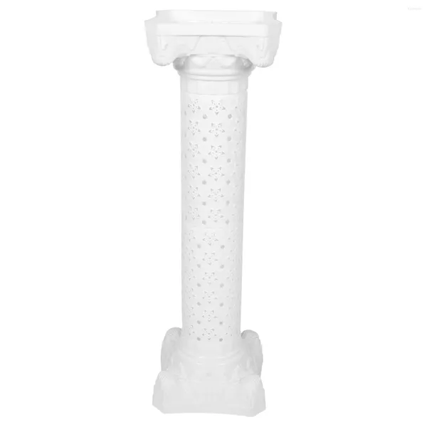 Fleurs décoratives colonne romaine Vase en plastique pilier de route guide de fleurs de mariage support de pot de fleurs accessoire de guidage ornement creux mariage