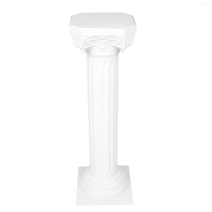 Decoratieve Bloemen Romeinse Pijler Standbeelden Wieden Partij Plastic Bloempot Stand Landscaping Prop