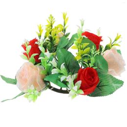 Decoratieve bloemen Rose Ball Center Pieces Decoratie Bruiloft Flower Balls Centerpieces Slaapkamer Zijden Doek