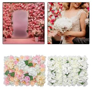 Fleurs décoratives Panneau floral rose pour le lieu de mariage du lieu intérieur et extérieur décor