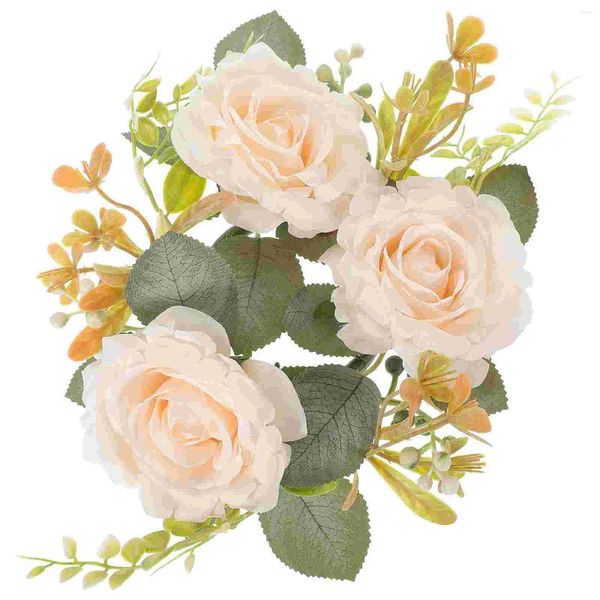 Guirlande de fleurs décoratives en tissu de soie, porte-guirlande de roses, décor de cérémonie de mariage, décorations du département des forêts de la saint-valentin