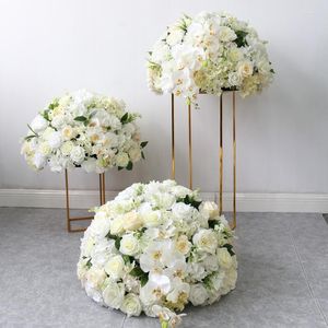 Decoratieve bloemen Rose Hortensia Simulatie Flower Ball Wedding Scene Center Decoration Frame Tafelplank Feestpodium