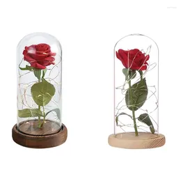 Kit de roses décoratives, Roses dorées artificielles colorées, cadeaux de fleurs pour la saint-valentin, Thanksgiving, proposition d'anniversaire pour fille