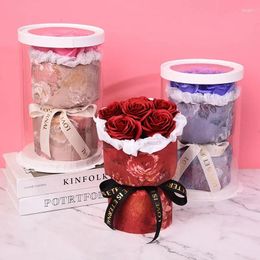 Dekorativer Blumen-Rosen-Strauß, künstliche Seife, Geschenk für Sie, Valentinstag, Muttertag, Geburtstag