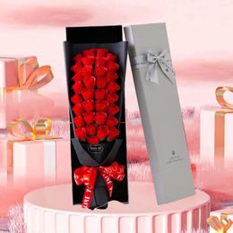 Decoratieve bloemen Rose Soap Bouquet Artificial Flower voor Valentijnsdagliefhebber