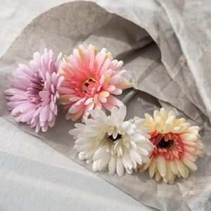 Fleurs décoratives vendant un tournesol simulé Fulang Chrysanthemums décoration de maison artificielle et plantes