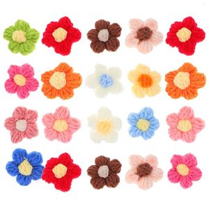 Decoratieve bloemen Naai bloempatches Gehaakte bloemenapplicaties Versieringen Kleding Arts Craft Decor