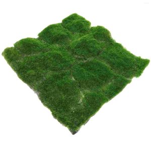 Decoratieve bloemen gesimuleerde Fake Moss Home Accessories Huisdecoraties voor plastic gras Decoreer kunstmatige DIY Grass Mat Mini