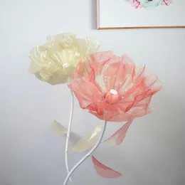 Fleurs décoratives simulées fantaisie sérigraphie fleur El maison Guide de mariage Arrangement bricolage décoration de fond