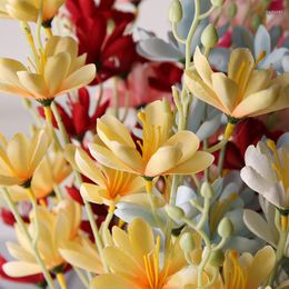 Dekorative Blumen, simulierte Magnolienblume, Heimdekorationspaket, Hochzeitsszenen-Layout, Phalaenopsis-Orchidee