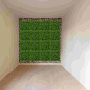 Fleurs décoratives simulées décoration de mousse Micro paysage réaliste décors muraux de gazon faux artificiel Mini tapis de jardin tapis