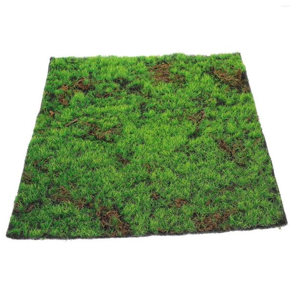 Fleurs décoratives Simulate Moss Lawn Grass Mat faux tapis tapis tapis artificiel Turf Area Rugs Garden