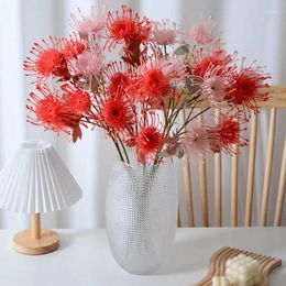 Fleurs décoratives Simulate à aiguille PAD FLORES POGRAMENT