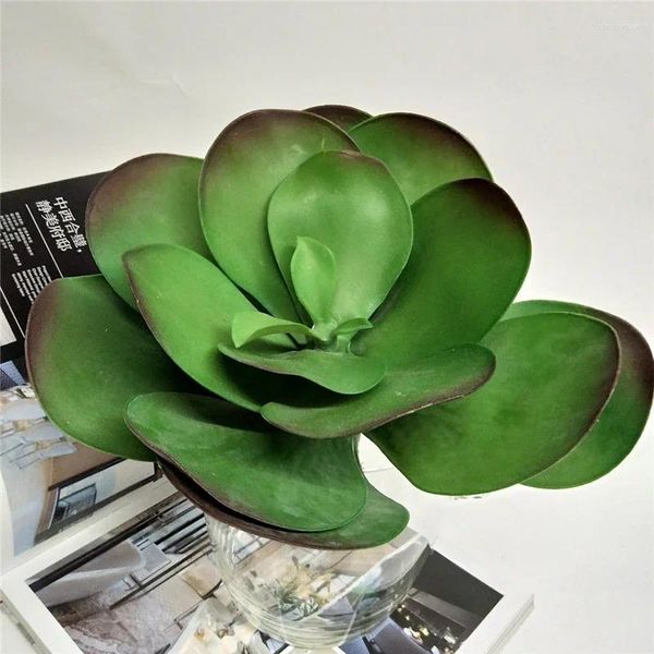 Fleurs décoratives simulées plante Aeonium arboreum plantes succulentes artificielles bonsaï variété aléatoire sans Pot de fleur