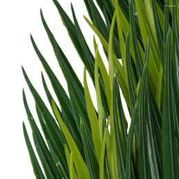 Fleurs décoratives plantes simulées le palmier artificiel remplacer les feuilles tropicales branches 9 têtes accessoires