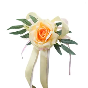 Decoratieve bloemen gesimuleerde Suction Cup herbruikbare huwelijksauto bloemenfestival kunstmatige decoratie voor achteruitkijkspiegel diy home accessoires