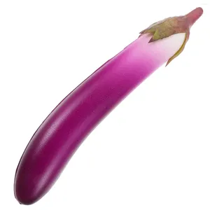 Decoratieve Bloemen Gesimuleerd Groentemodel Nep Komkommer Schotel Decoratie Keukenkast Pography Ornament (pu Komkommer) Aubergine Prop