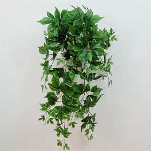 Decoratieve Bloemen Gesimuleerde Muur Opknoping Blad Wijnstok Groene Esdoorn Klimop Chlorophytum Comosum Appel 11 Creepers