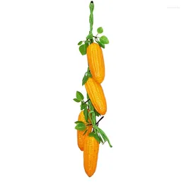 Simulation de fleurs décoratives Fruit artificiel Vegetable Corn String pour restaurant El Home Garden Wedding Kitchen Decoration 270F