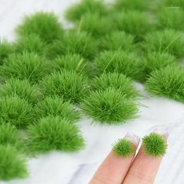 Simulação de flores decorativas artificial musgo verde vida eterna grama planta falsa para casa decoração de parede jardim diy flor mini acessórios