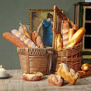 Decoratieve Bloemen Simulatie Brood Nep Voedsel Kunstmatige Franse Stokbrood Taart Bakkerij Model Bakken Winkel Etalage Rekwisieten Bruiloftsfeest
