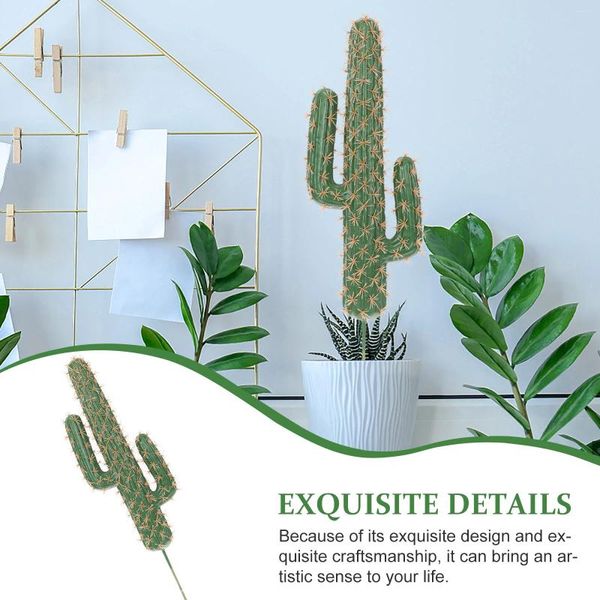 Flores decorativas simulación Cactus sin maceta paisaje ornamento decoración de diseño de jardín