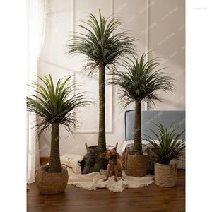 Decoratieve bloemen Simulatie Dracaena Plant nepbomen Bionic Tropical Green Bonsai Decoratie binnen woonkamer landschap