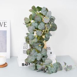 Decoratieve bloemen simulatie eucalyptus hanger huizenwand decoratie codering groen planten wilg blad blauwe blauwstroom